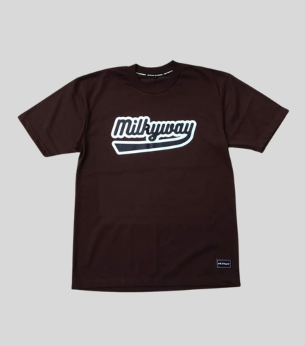 Brown t-shirt with text design